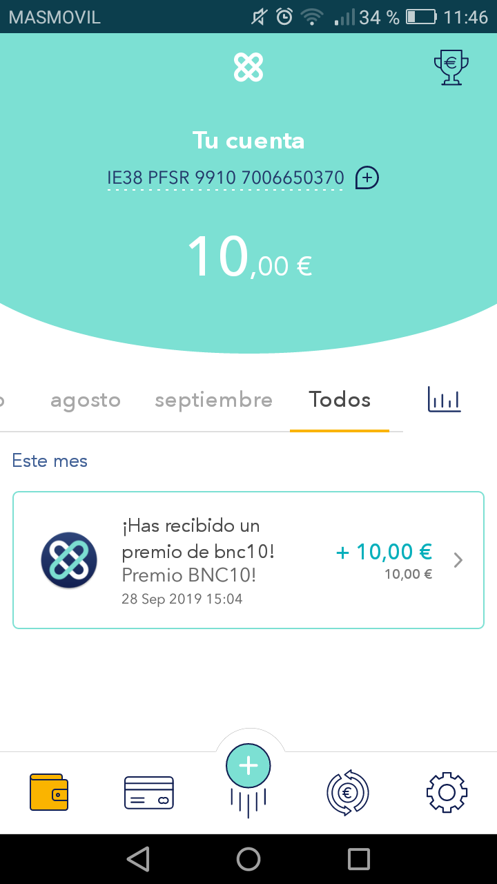 [REFERIDO] 10€ gratis con BNC10
